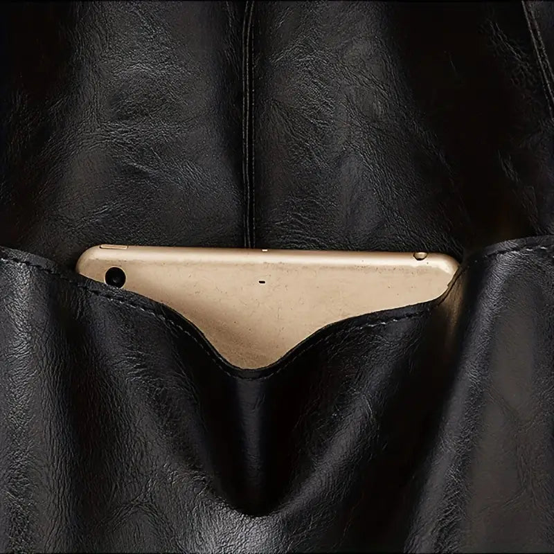 Women PU Leather Handbags Tote Bag Soft Retro Designer Large Capacity 24Hr Smart